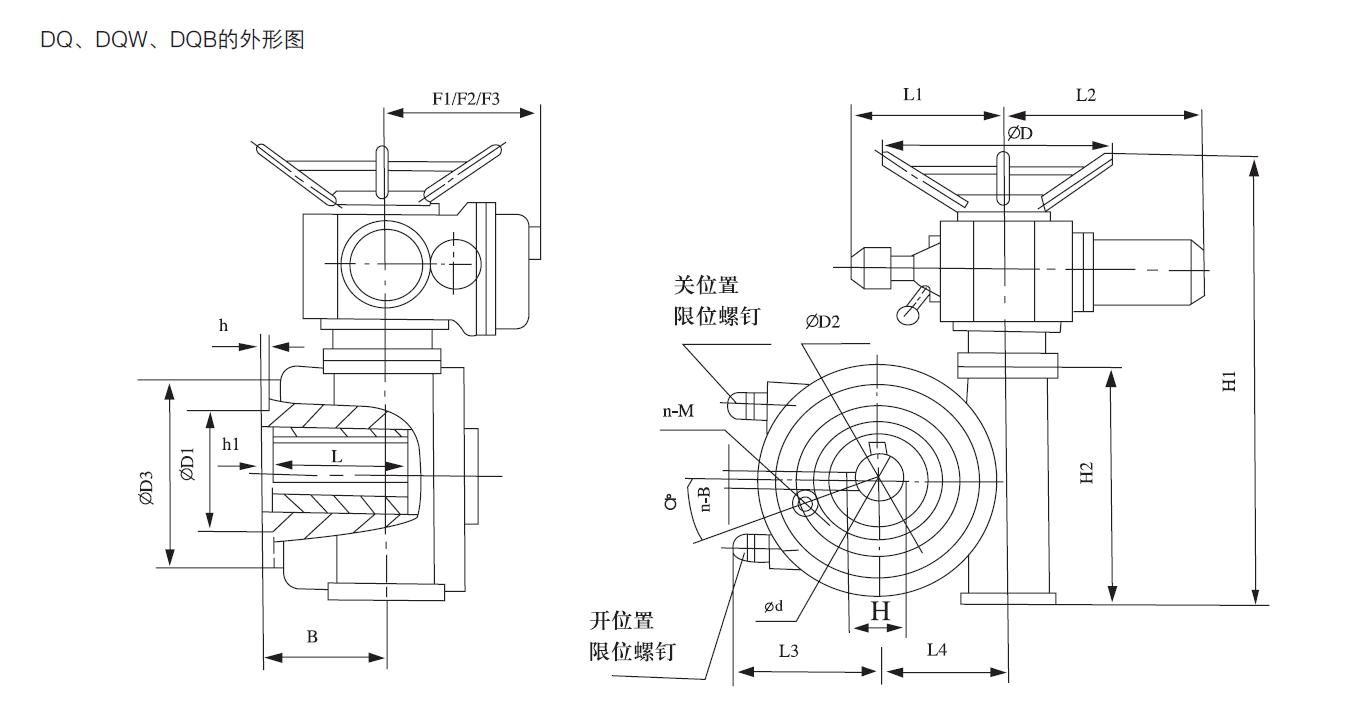 部分（fèn）回轉電動執行器