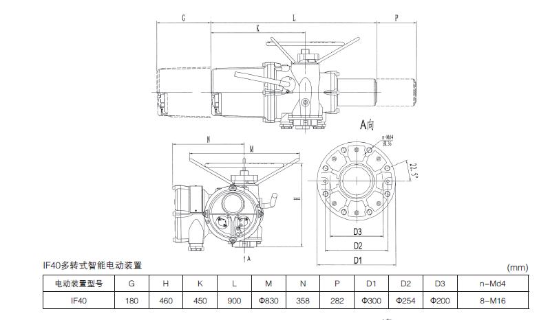 全智能電動執行器